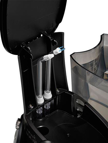 Waterpik WP-672 Aquarius Black Tips Storage